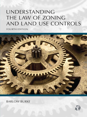 cover image of Understanding the Law of Zoning and Land Use Controls